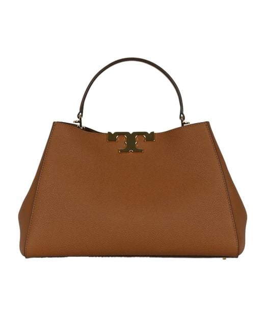 Tory Burch Brown Top Handle Shoulder Bag