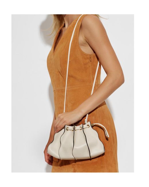 Ulla Johnson Natural Adria Small Bucket Bag