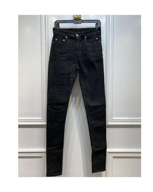 Rick Owens Black High-Waist Skinny-Fit Trousers for men