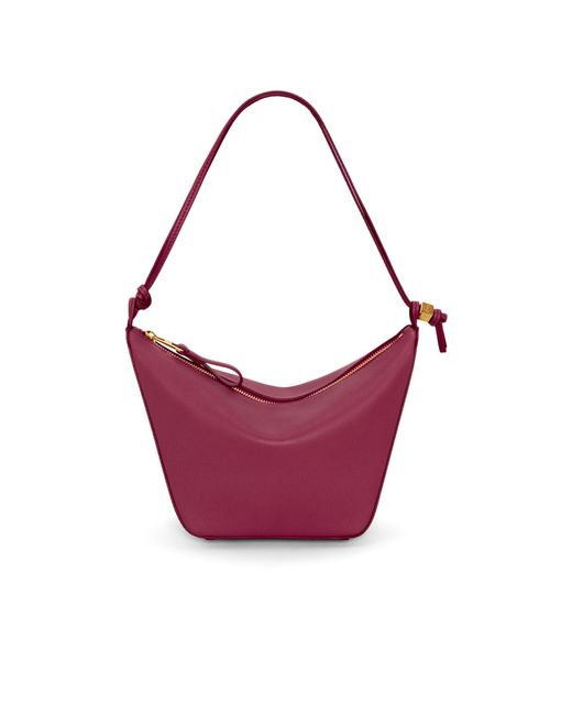 Loewe Purple Hammock Mini Hobo Bag