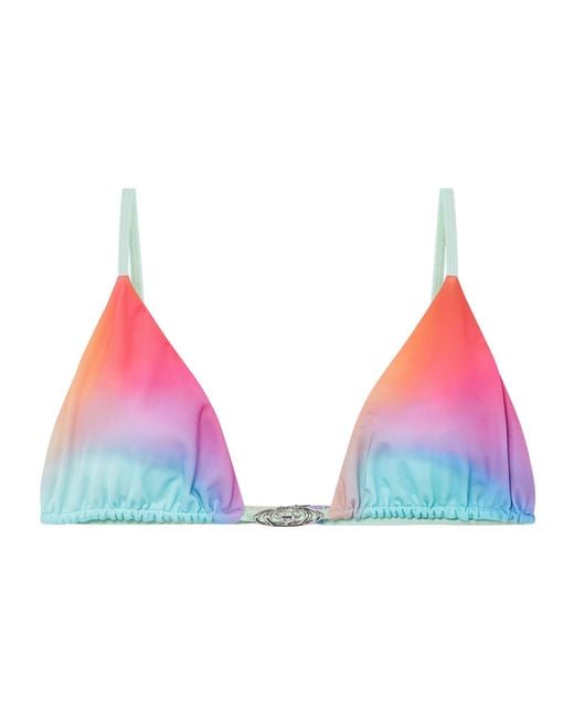 Casablanca Multicolor Sea Triangle Bikini Top