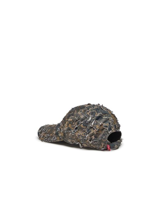 DIESEL Multicolor C-Steven Distressed Curved Peak Cap for men