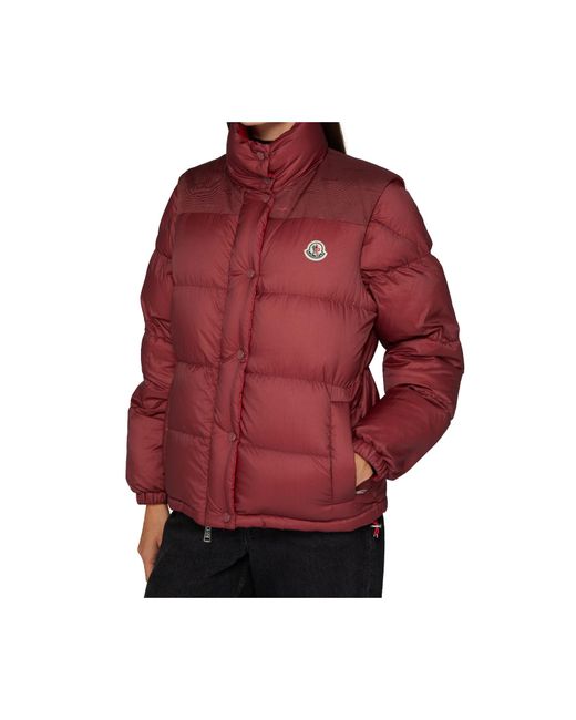 Moncler Red Long-Sleeved Double-Sided Cotton Suit