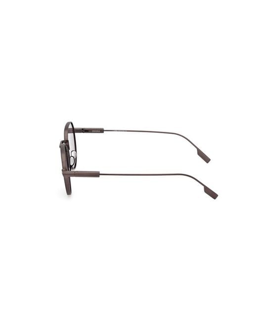 Zegna Multicolor Round Frame Sunglasses for men