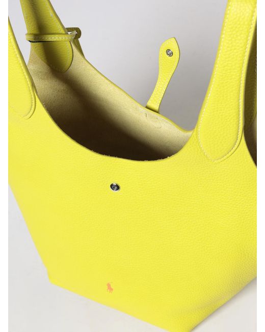 Polo Ralph Lauren Yellow Polo Play Top Handle Bag