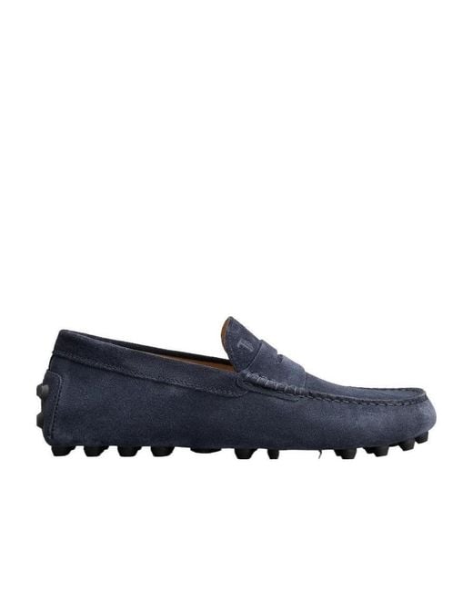 Tod's Blue Gommino Slip-On Loafers for men