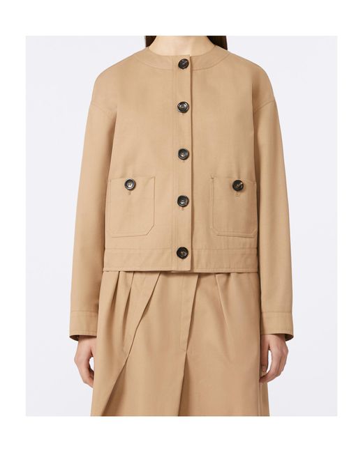 Max Mara Natural Studio Biavo Bomber Jacket