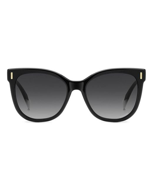 Missoni Metallic Oval Frame Sunglasses