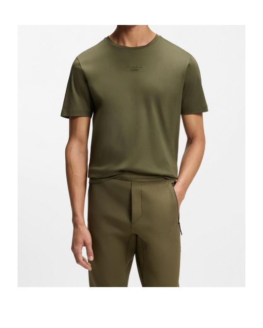 Boss Green X Porsche Logo-Print T-Shirt for men