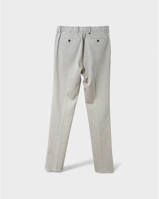Pt Pantaloni Gray Pt Torino Straight-Leg Tailored Pants for men