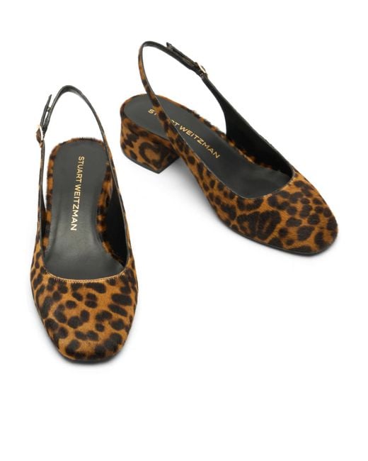 Stuart Weitzman Brown Maeve Slingback