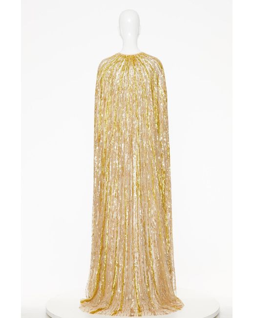Valentino Metallic Tie Bag Cloak