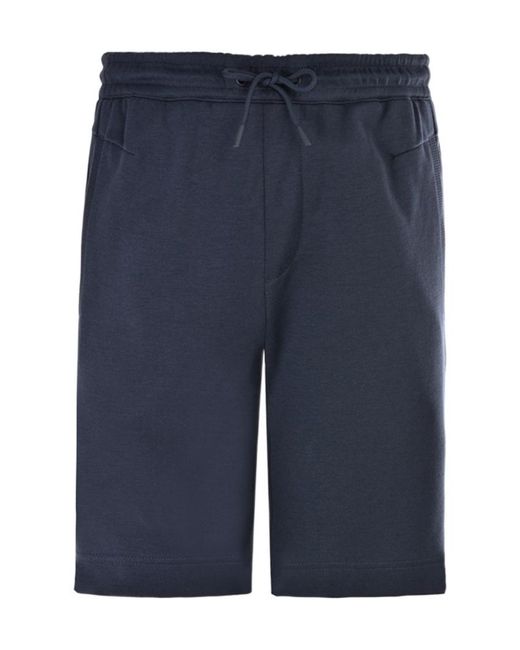 Boss Blue Logo Straight Shorts for men