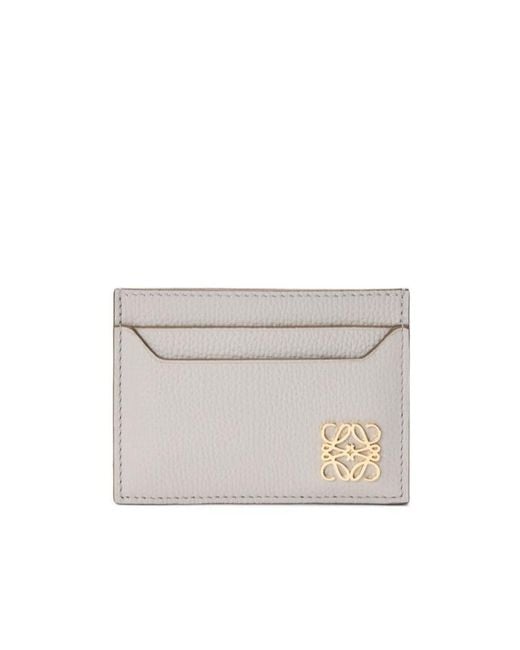 Loewe White Anagram Plain Cardholder