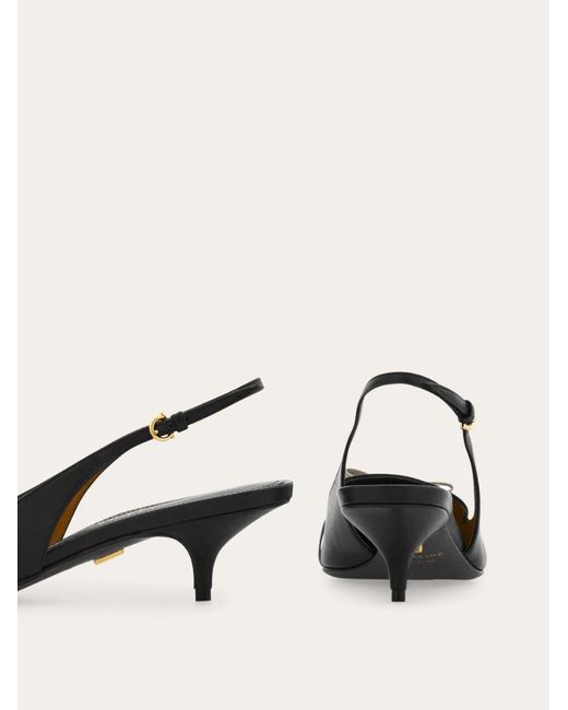 Ferragamo Multicolor Ferragamo Pointed Toe Slingback Pumps