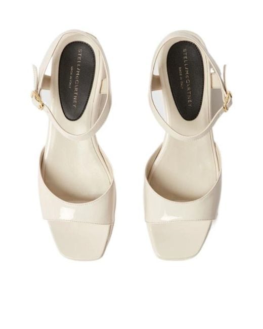 Stella McCartney Natural Elyse Platform Heeled Sandals