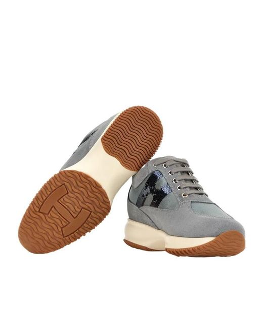 Hogan Gray Sneakers Interactive