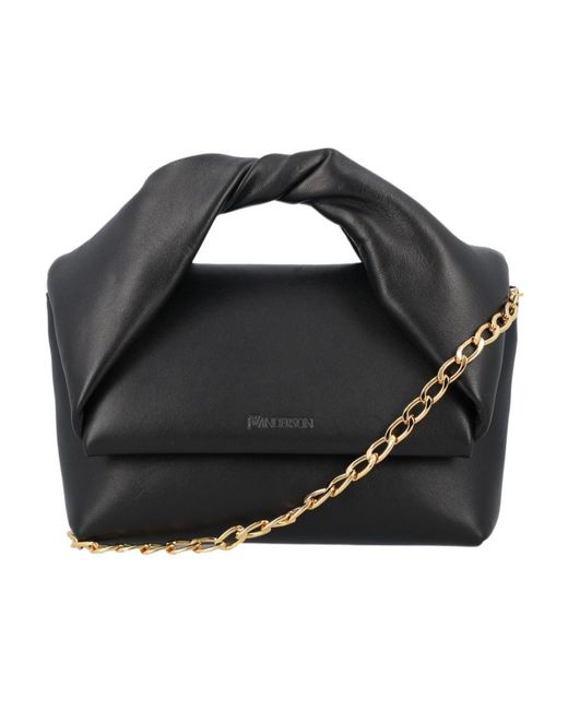 J.W. Anderson Black Jw Anderson Chain-Link Twist Mini Bag