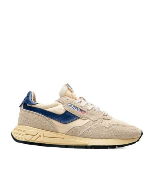 Autry White Reelwind Low-Top Sneakers
