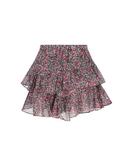 Isabel Marant Purple Isabel Marant Étoile Jacadia Ruffled Shorts