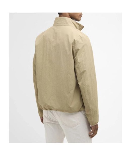 Barbour Green Reversible Korbel Showerproof Jacket for men