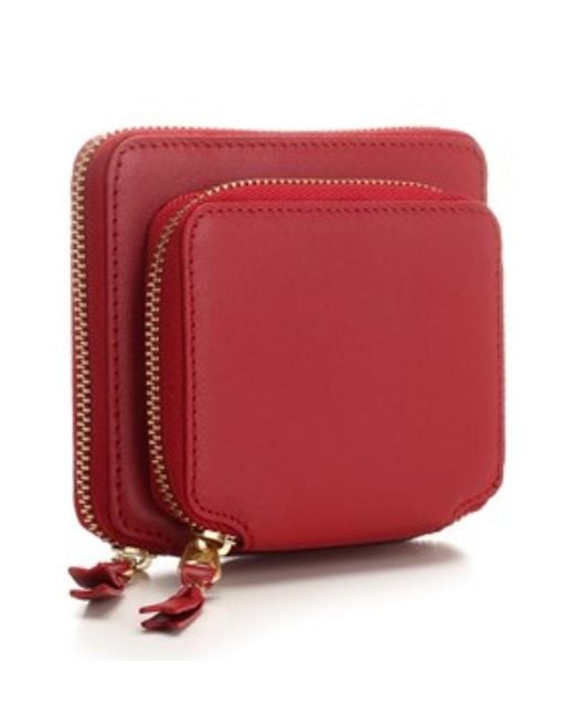 Comme des Garçons Red Comme Des Garçons Wallet Zipped Bi-Fold Wallet