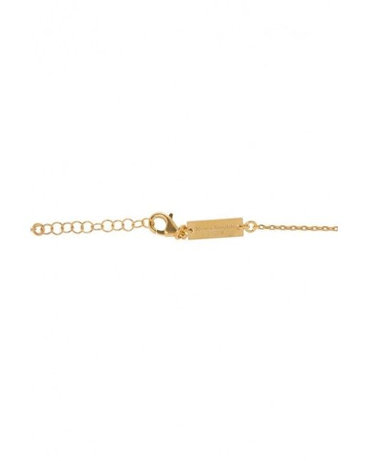 Maison Margiela White 11 Ring Rolo Chained Pendant Necklace for men