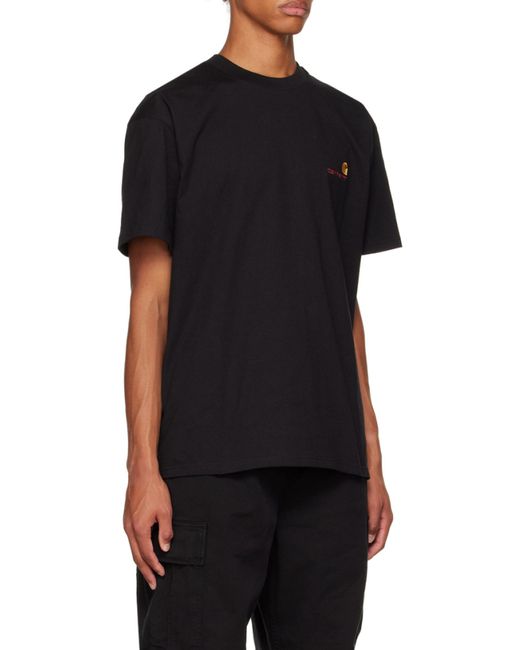 Carhartt Black Carhartt American Script T-Shirt for men