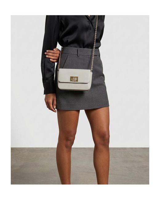 Furla Gray 1927 Crossbody Bags