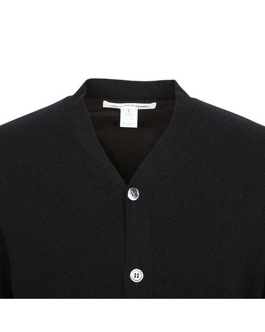 Comme des Garçons Black Long-Sleeved Sweater for men