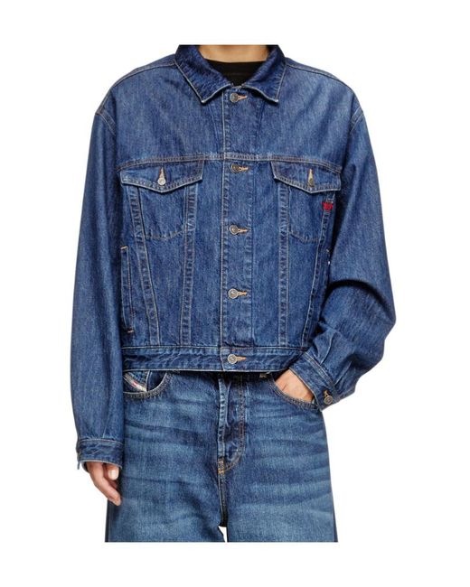 DIESEL Blue D-Ranger Denim Jacket for men