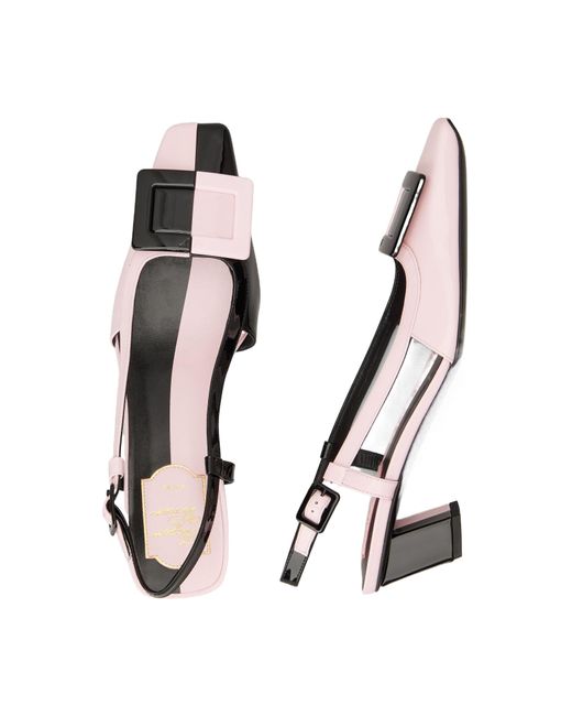 Roger Vivier Multicolor Belle Vivier Slingback Pumps