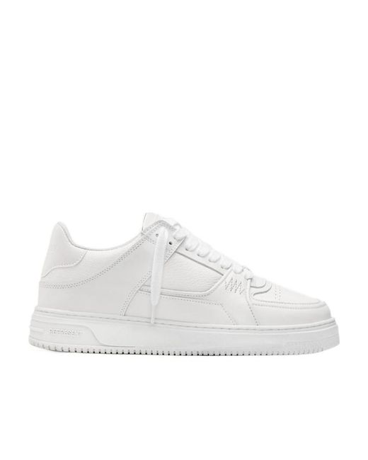 Represent White Mocha Lace-Up Sneakers for men