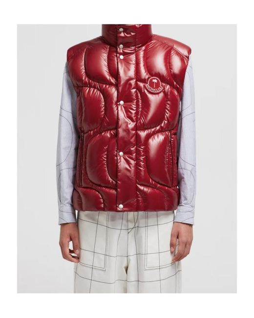 Moncler Red X Palm Angels Gwenyth Down Gilet for men