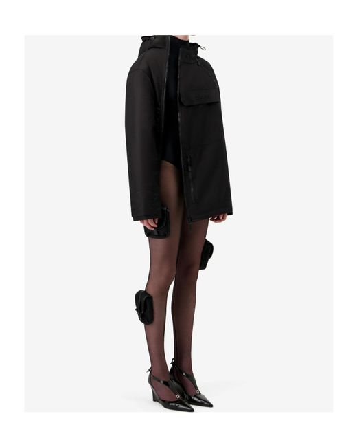 Coperni Black Asymmetric Parka