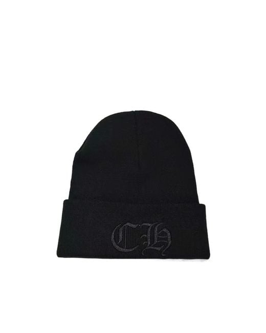 Chrome Hearts Black Knitted Hat for men