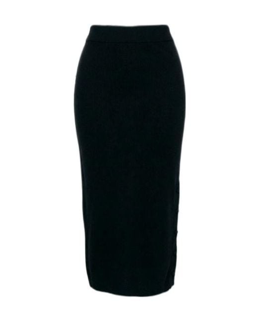 Jil Sander Black Mid Length Skirt