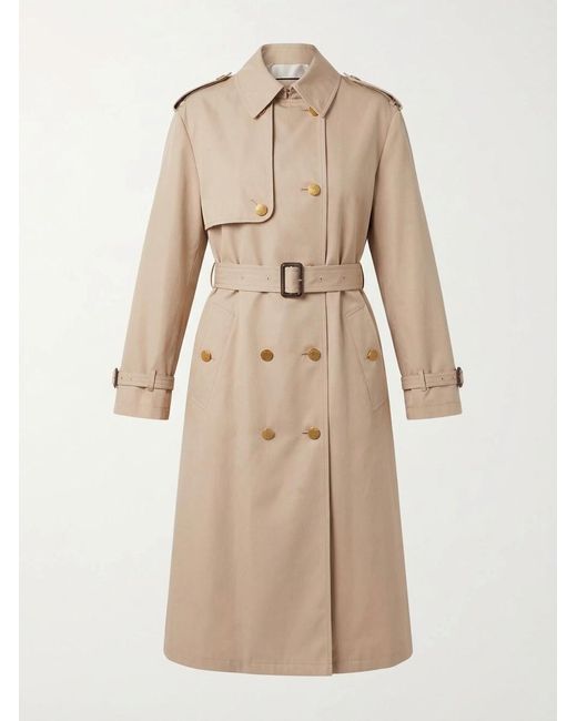 Gucci Natural Graphic-Print Trench Coat