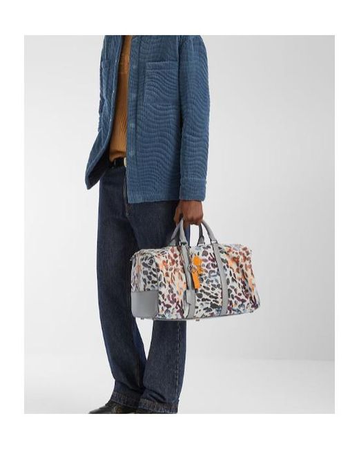 Fendi Gray Ff Travel Bag for men