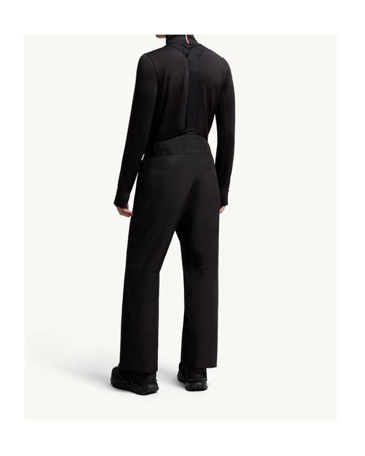 Moncler Black Grenoble Side Zipped Ski Pants for men