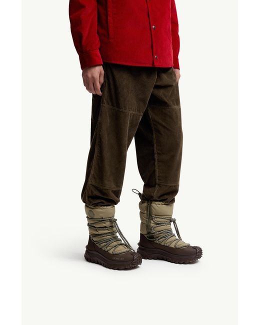 Moncler Green Trailgrip Gtx Lace-Up Boots for men