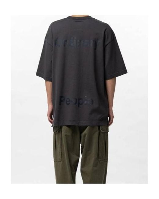 Maison Mihara Yasuhiro Black Don'T Tag Me Printed T-Shirt for men