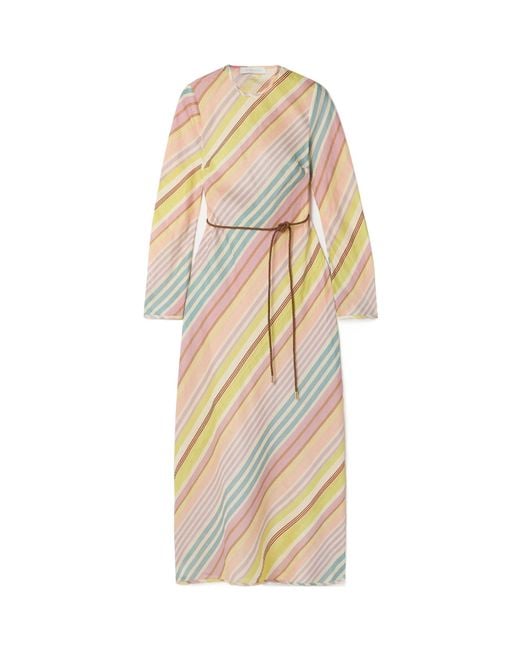 Zimmermann Metallic Long-Sleeved Dress