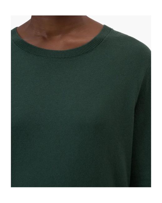 Closed Green Long Sleeve Crew Neck Knitwear