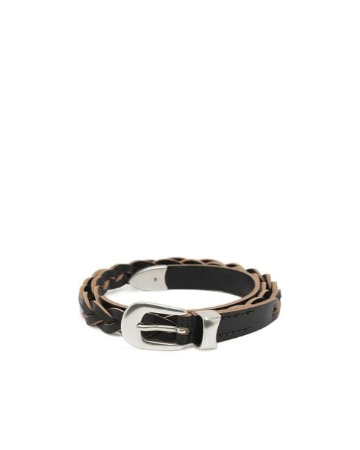 Our Legacy White Braided Waist Belt for men