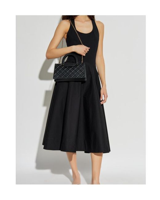 Tory Burch Black Racerback Midi Dress