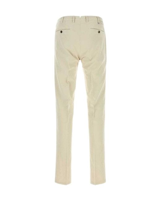 Pt Pantaloni Natural Straight-Leg Casual Trousers for men