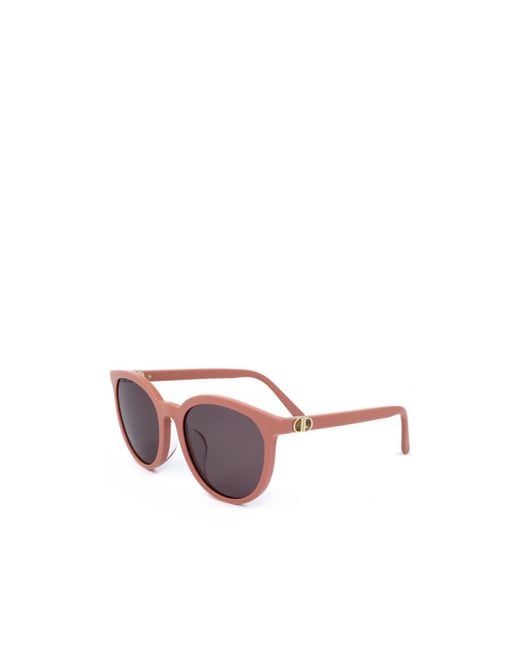 Dior Blue Round Frame Sunglasses