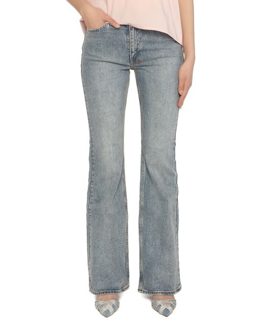 Ksubi Blue Logo Horn Denim Pants