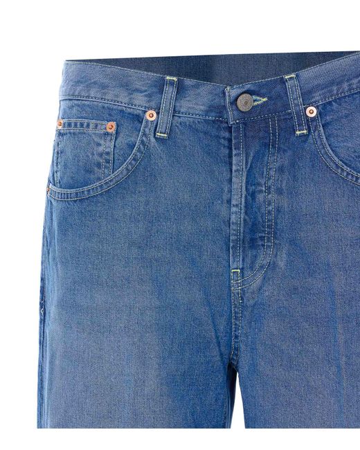 Dondup Blue Jacklyn Loose-Fit Jeans